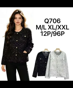 Kurtki Damskie,size m/l-xl/2xl,paczka 12szt,mix kolor