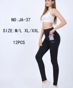 Leginsy Damskie,size s/m-xl/2xl,Paczka 12szt,1kolor