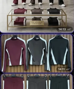 Komplety Damskie WŁOSKA,Size uni,paczka 6szt, mix kolor