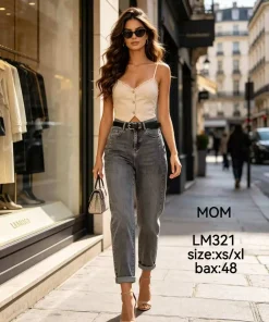 Jeansy Damskie,size xs-xl,paczka 12szt,1kolor