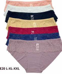 Majtki Damskie,size l-2xl,Paczka 24szt ,mix kolor