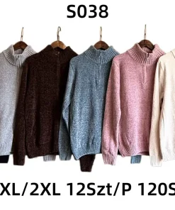Swetry Damskie, size m/l-xl/2xl,paczka 12szt,mix kolor