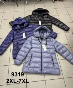 Kurtki Damskie ,Size 2-7xl,paczka 6szt, 1kolor