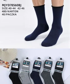 Skarpety MĘSKIE,size 40-46,Paczka 40szt,mix kolor
