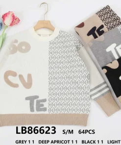 Swetry Damskie ,Size s/m,paczka 8szt, mix kolor