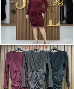 Sukienki Damskie WŁOSKA,Size uni,paczka 6szt, mix kolor