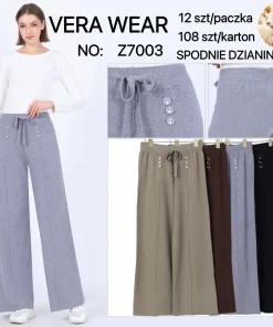 Spodnie Damskie,size uni,Paczka 12szt,mix kolor