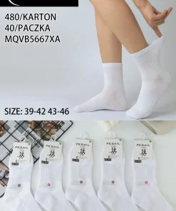 Skarpety MĘSKIE ,size 39-46,Paczka 40szt,1kolor