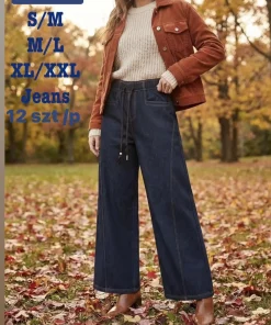 Jeansy Damskie,size s/m-xl/2xl,Paczka 12szt ,1kolor