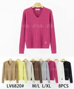 Swetry Damskie,size m/l-l/xl,Paczka 8szt,mix kolor