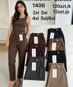 Spodnie Damskie,size 2/3-5/6xl,Paczka 12szt,mix kolor