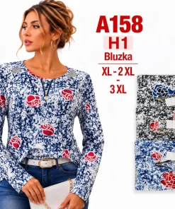 Bluzki damskie,size xl-3xl,paczka 12szt,mix kolor