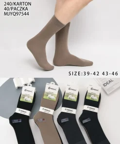 Skarpety MĘSKIE,size 39-46,Paczka 40szt,mix kolor