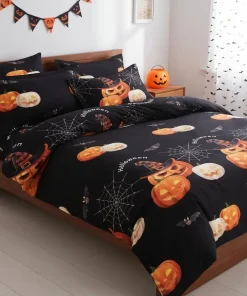 Komplet pościeli 3D “” HALLOWEEN 🎃 “” 3 Częściowy Rozmiar : 200/220