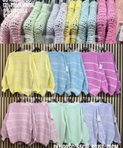 Swetry Damskie,size uni,paczka 6szt, mix kolor