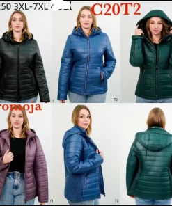 Kurtki Damskie,size 3xl-7xl,paczka 5szt,1kolor