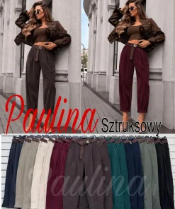 Spodnie Damskie WŁOSKA,Size uni,paczka 6szt, mix kolor