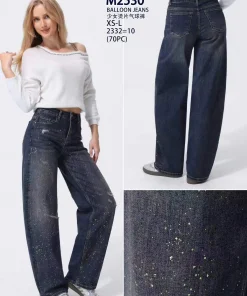 Jeansy Damskie,size xs-l,paczka 10szt,1kolor