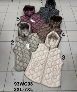 Kamizelki damskie,size 2xl-7xl,Paczka 6szt ,1kolor