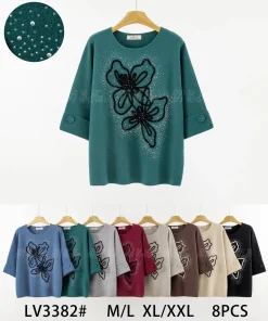 Swetry Damskie,size m/l-xl/2xl,Paczka 8szt,mix kolor