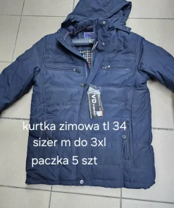 Kurtki MĘSKIE,size m-3xl,Paczka 5szt,1kolor