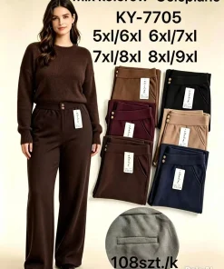 Spodnie Damsskie,size 5/6-8/9xl,Paczka 12szt,mix kolor