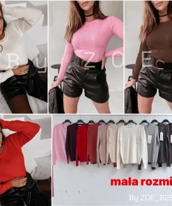 Swetry damskie,size uni,paczka 6szt,mix kolor
