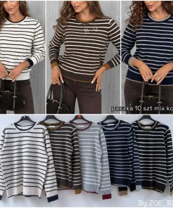 Swetry Damskie WŁOSKA,Size uni,paczka 6szt, mix kolor