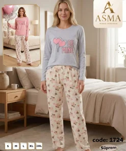 Piżama Damskie,size s-2xl,paczka 15szt,mix kolor