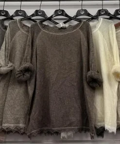 Swetry Damskie , size uni , paczka 6szt,mix kolor