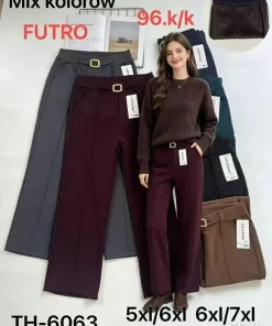 Spodnie Damskie,size 5/6-8/9xl,Paczka 12szt,mix kolor