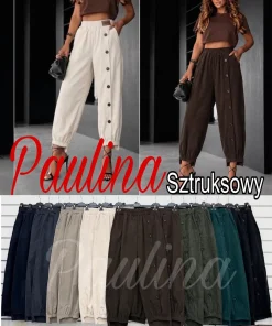Spodnie Damskie WŁOSKA,Size uni,paczka 6szt, mix kolor