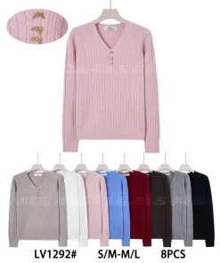 Swetry Damskie ,Size s/m-m/l,paczka 8szt, mix kolor