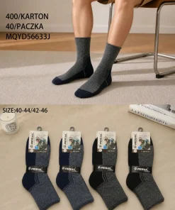 Skarpety MĘSKIE,size 40-46,Paczka 40szt ,1 kolor
