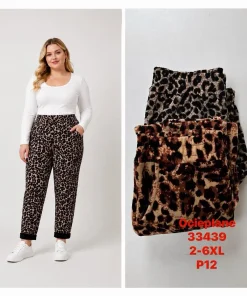 Spodnie Damskie,size 2xl-6xl,Paczka 12szt,mix kolor