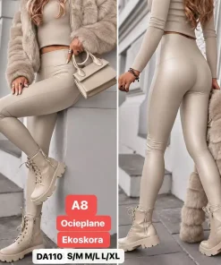 Spodnie skórzane Damskie,size s/m-l/xl,paczka 12szt,1kolor