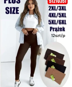Leginsy Damskie, size 2/3-5/6xl,paczka 12szt,mix kolor