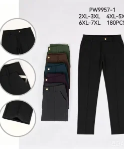 Spodnie Damskie,size 2/3-6/7xl,Paczka 12szt,mix kolor