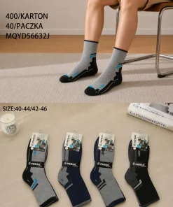 Skarpety MĘSKIE,size 40-46,Paczka 40szt ,mix kolor
