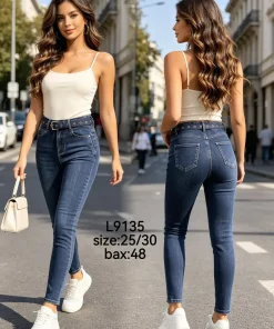 Jeansy Damskie,size 25-30,paczka 12szt,1kolor