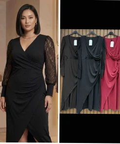 Sukienki Damskie WŁOSKA,Size uni,paczka 6szt, mix kolor