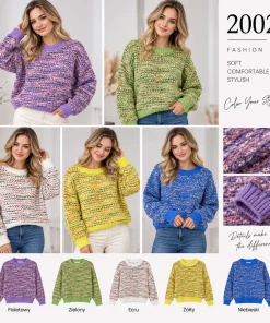 Swetry Damskie, size uni,paczka 10szt,mix kolor