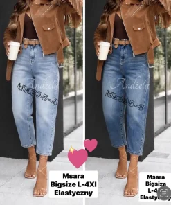 Jeansy Damskie,size l-4xl,Paczka 10szt,1kolor