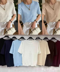 Bluzki Damskie WŁOSKA,Size uni,paczka 6szt, mix kolor