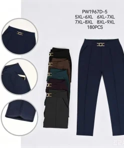 Spodnie Damskie, size 5/6-8/9xl,paczka 12szt,mix kolor