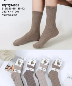 Skarpety Damskie,size 35-42,Paczka 40szt,mix kolor