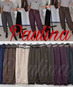 Spodnie Damskie WŁOSKA,Size uni,paczka 6szt, mix kolor
