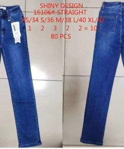 Jeansy Damskie,size xs-xl,Paczka 10szt ,1 kolor