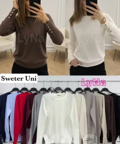 Swetry damskie,size uni,paczka 6szt,mix kolor