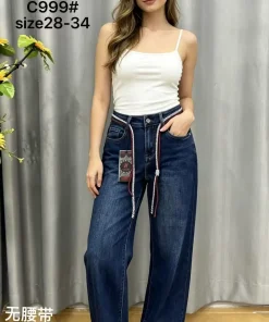 Jeansy Damskie,size 28-34,Paczka 12szt ,1 kolor